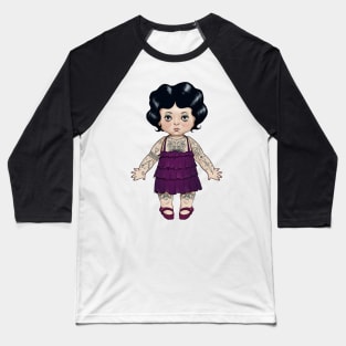 Tattooed Dollie Baseball T-Shirt